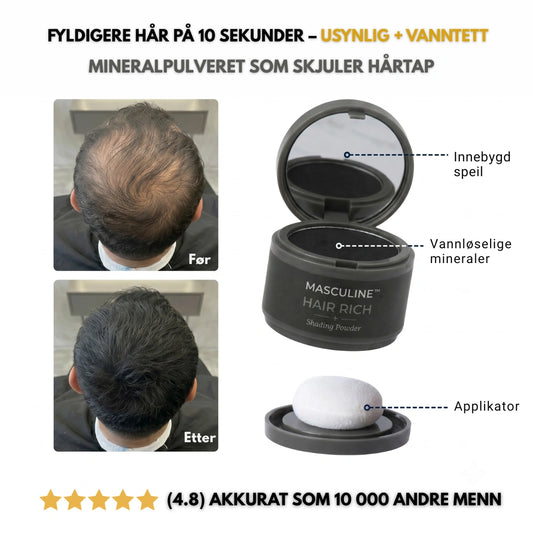 Masculine HairRich™ - Premium Hairloss Filler For Men