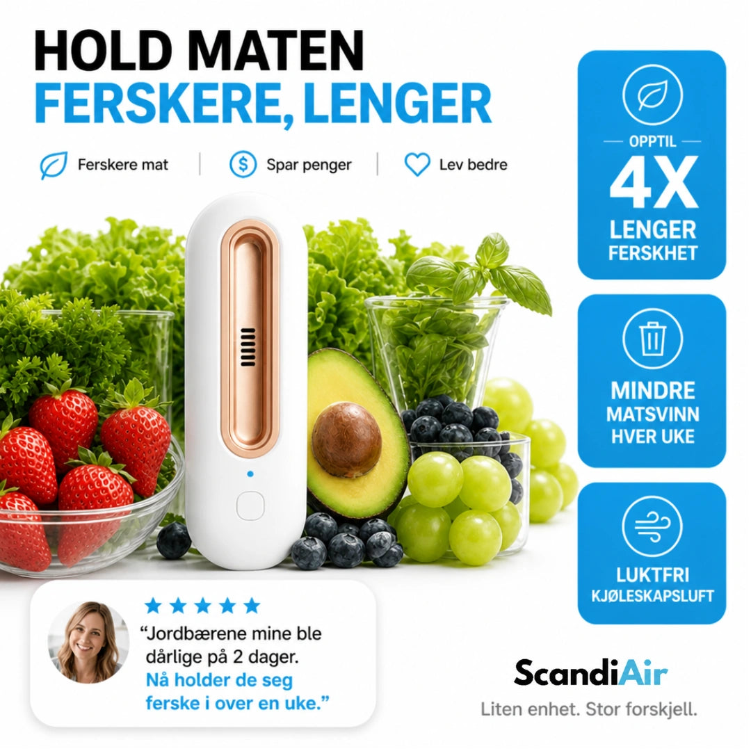 ScandiFridge™ - Keeps your food fresh up to 4 times longer & reduces your food expenses