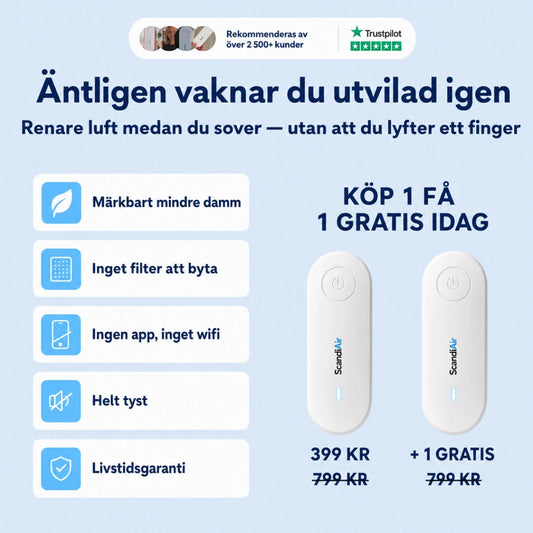 ScandiAir – Anna perheellesi puhtaampaa ilmaa ja terveellisempi koti
