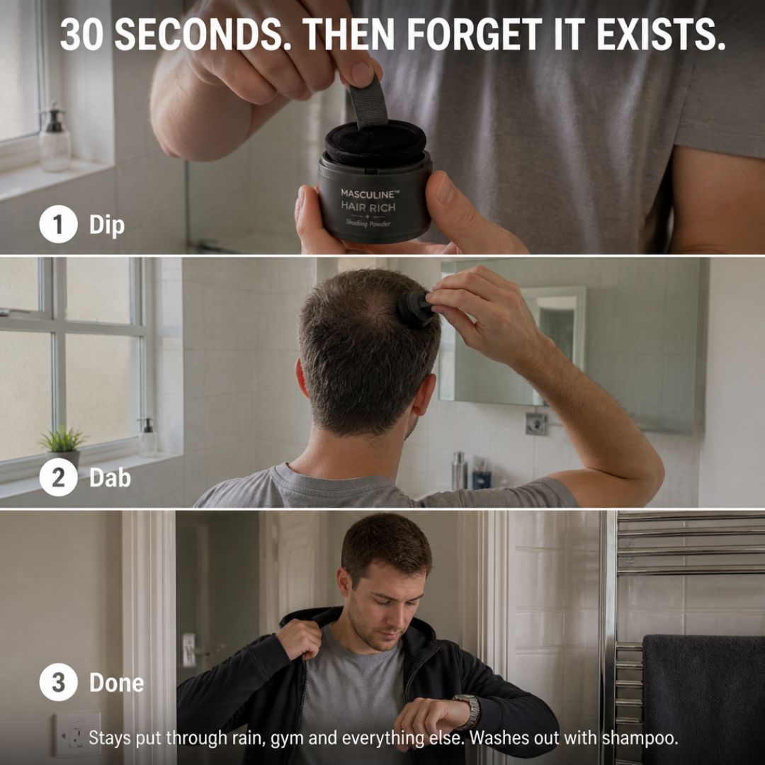 Masculine HairRich™ - Premium Hair Loss Filler For Men