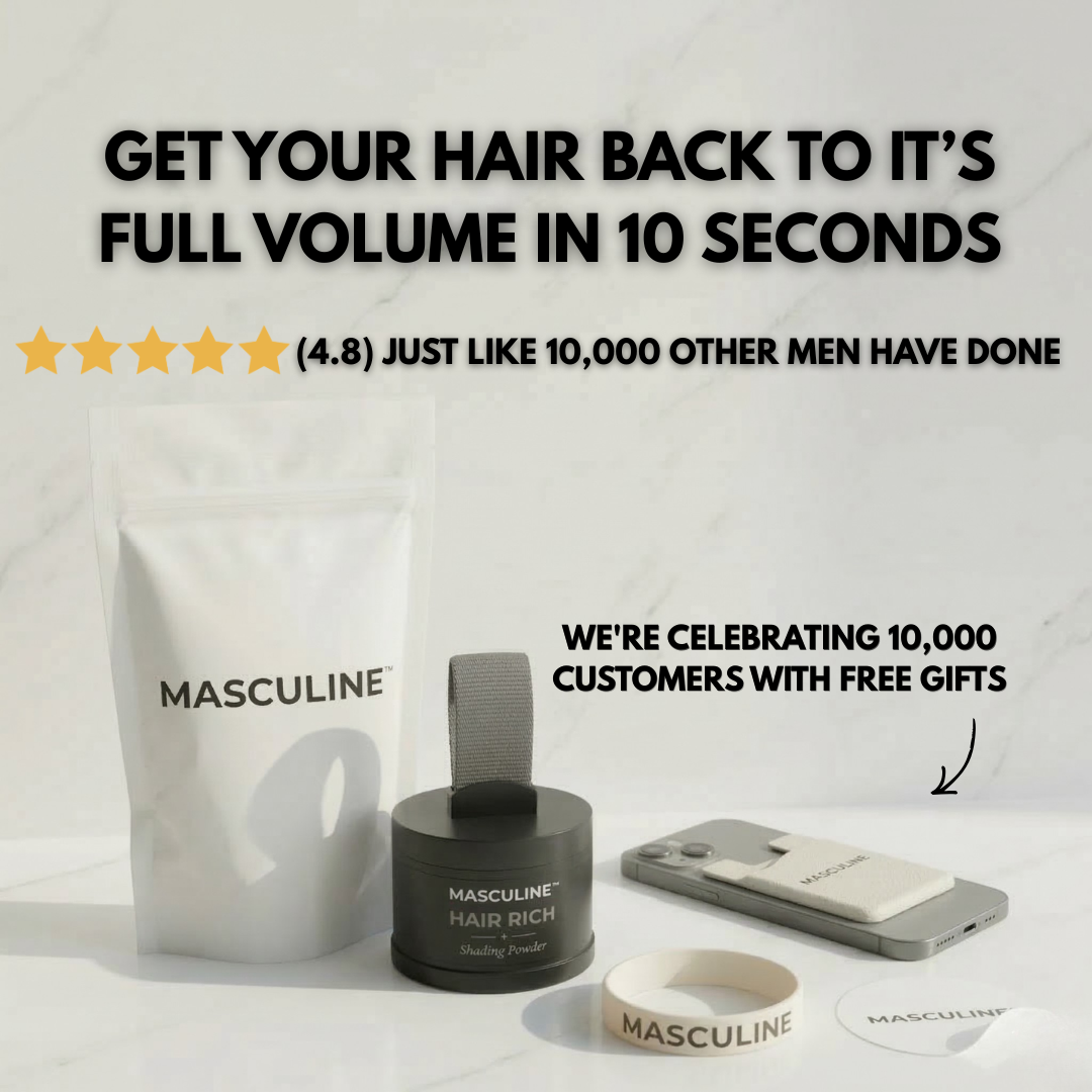Masculine HairRich™ - Premium Hair Loss Filler For Men