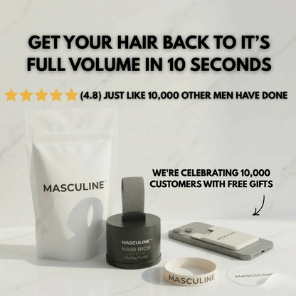 Masculine HairRich™ - Premium Hair Loss Filler For Men