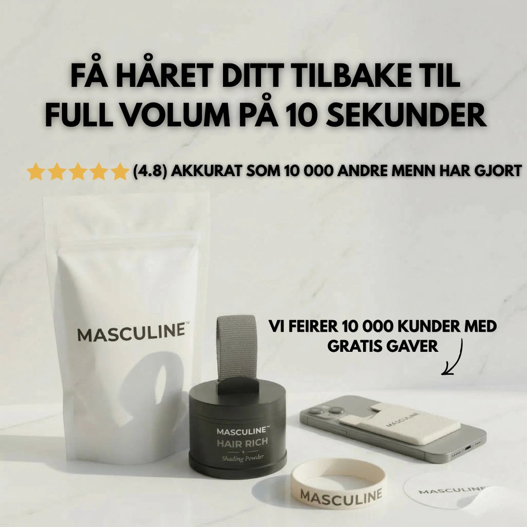 Masculine HairRich™ - Premium Hairloss Filler For Men
