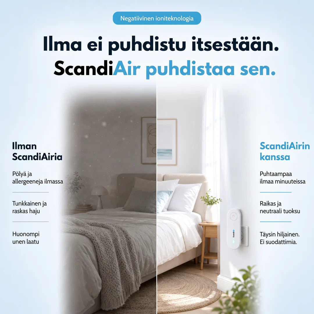 ScandiAir – Anna perheellesi puhtaampaa ilmaa ja terveempi koti